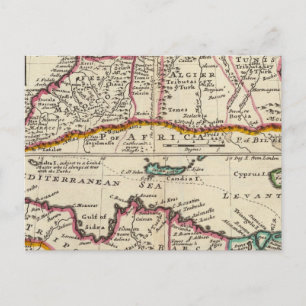 West- und Ostteil von Barbary Postkarte