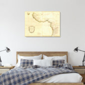 West- und Zentralafrika Leinwanddruck (Insitu (Schlafzimmer))