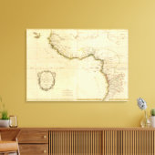 West- und Zentralafrika Leinwanddruck (Insitu (Wohnzimmer))