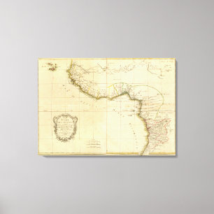 West- und Zentralafrika Leinwanddruck