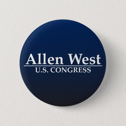 West-US Kongreß Allens Button (Vorderseite)