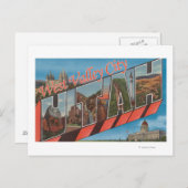 West Valley City, Utah - Große Briefmarkenszenen Postkarte (Vorne/Hinten)