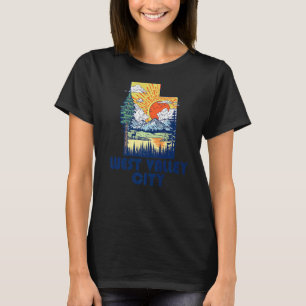 West Valley City Utah Natur Staatsstolz Gebirge T-Shirt