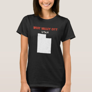 West Valley City Utah USA Staat America Travel Uta T-Shirt