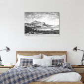 West View of the City of Edinburgh, 1753 Leinwanddruck (Insitu (Schlafzimmer))