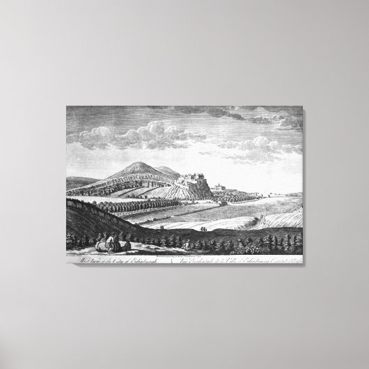 West View of the City of Edinburgh, 1753 Leinwanddruck (Vorderseite)