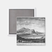 West View of the City of Edinburgh, 1753 Magnet (Vorderseite/Rückseite)