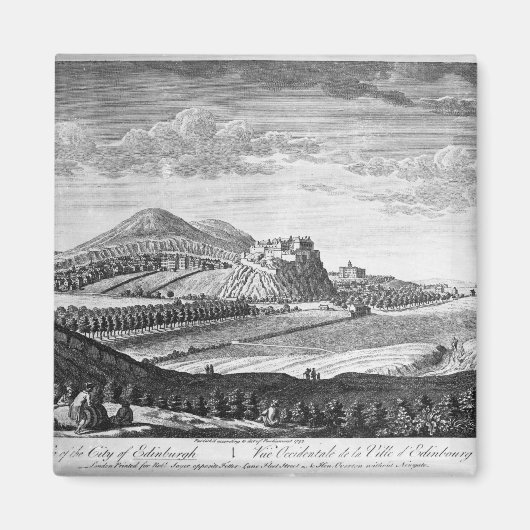 West View of the City of Edinburgh, 1753 Magnet (Vorne)