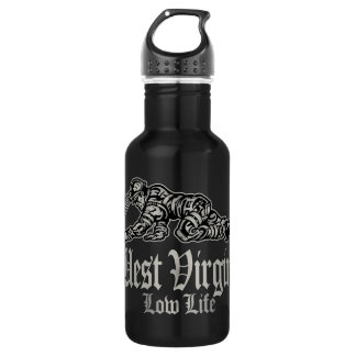 WEST VIRGINIA Abschaum Edelstahlflasche