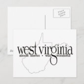 West Virginia_AHWW-lite Postkarte (Vorne/Hinten)