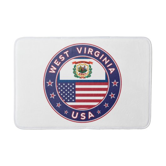 West Virginia Badematte (Vorderseite)