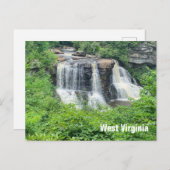West Virginia - Blackwater Falls Postkarte (Vorne/Hinten)