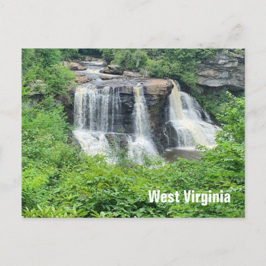 West Virginia - Blackwater Falls Postkarte (Vorderseite)