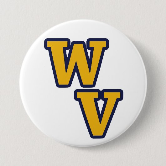 West Virginia Blue and Gold Pride Button (Vorderseite)