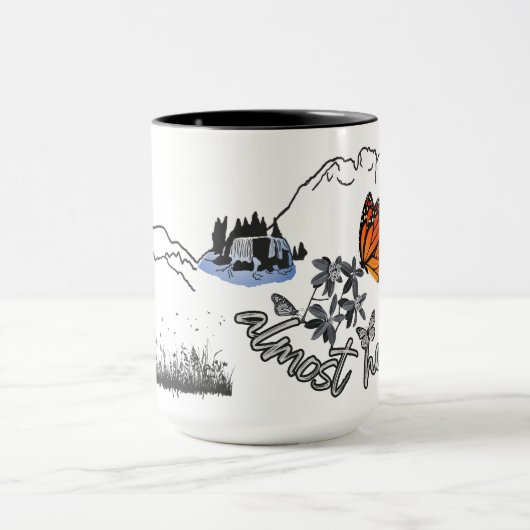 West Virginia Butterflies Tasse (Zentrum)