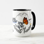 West Virginia Butterflies Tasse (VorderseiteRechts)