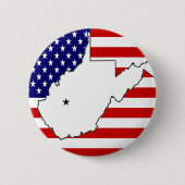 WEST VIRGINIA BUTTON (Vorderseite)