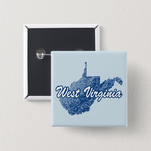 West Virginia Button (Vorne & Hinten)