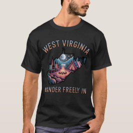 West Virginia Camping | Wandere Frei Outdoor  T-Shirt