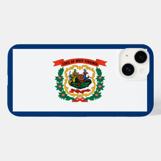 West Virginia Case-Mate iPhone Hülle (Rückseite (Horizontal))