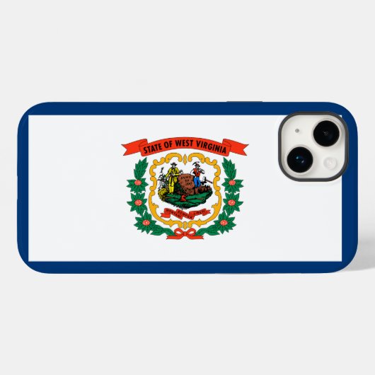 West Virginia Case-Mate iPhone Hülle (Rückseite (Horizontal))