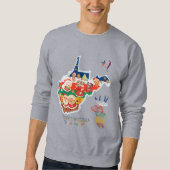 West Virginia Chritmas Sweatshirt (Vorderseite)