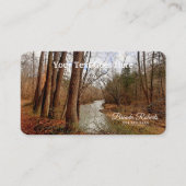 West Virginia Creek Fotografy Business Cards Visitenkarte (Vorderseite)