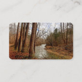 West Virginia Creek Fotografy Business Cards Visitenkarte (Rückseite)