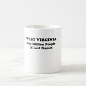 West Virginia eine Million Leute 15 Nachname Kaffeetasse (Mittel)