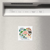 West Virginia Family Trip Keepsake Personalized Magnet (In Situ (Geschirrspüler))