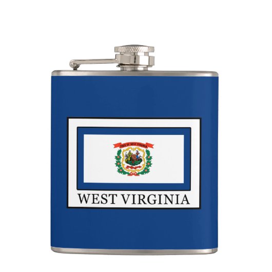West Virginia Flachmann (Vorderseite)