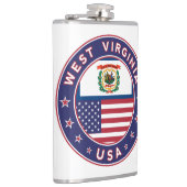 West Virginia Flachmann (Rechts)