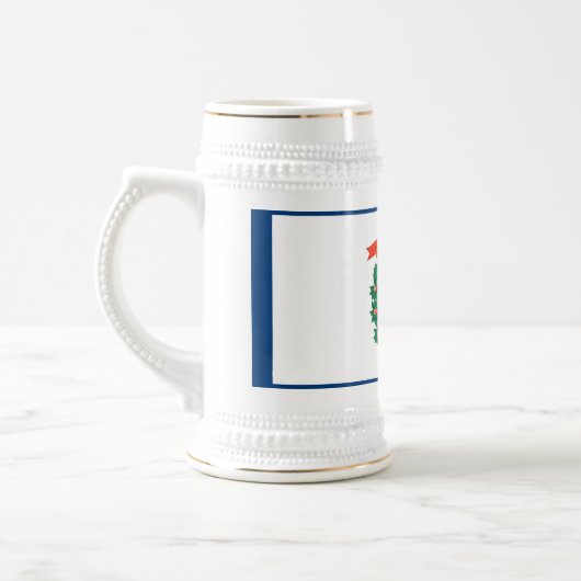 WEST VIRGINIA FLAG BIERGLAS (Links)