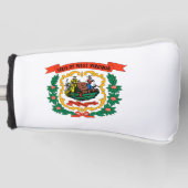 West Virginia Flag Golf Headcover (Vorderseite)