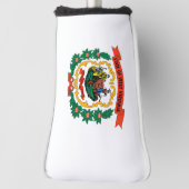 West Virginia Flag Golf Headcover (Rotieren 90)