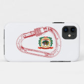 West Virginia Flag Klettersteig Carabiner Case-Mate iPhone Hülle (Rückseite (Horizontal))