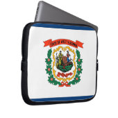 West Virginia Flag Laptop Sleeve (Vorne Rechts)