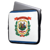 West Virginia Flag Laptop Sleeve (Vorderseite Links)