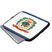 West Virginia Flag Laptop Sleeve (Vorne Knopf)