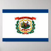 West Virginia Flag Poster (Vorne)