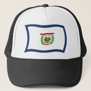 West Virginia Flaggenmütze Truckerkappe