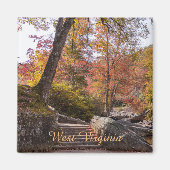 West Virginia foliage Kühlschrank Magnet (Vorne)