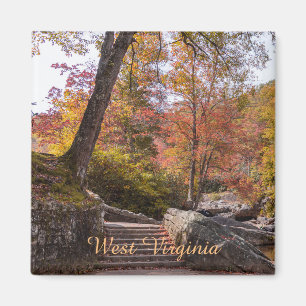 West Virginia foliage Kühlschrank Magnet