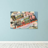 West Virginia (Gebäude Hauptstadt) Leinwanddruck (Insitu (Holzboden))