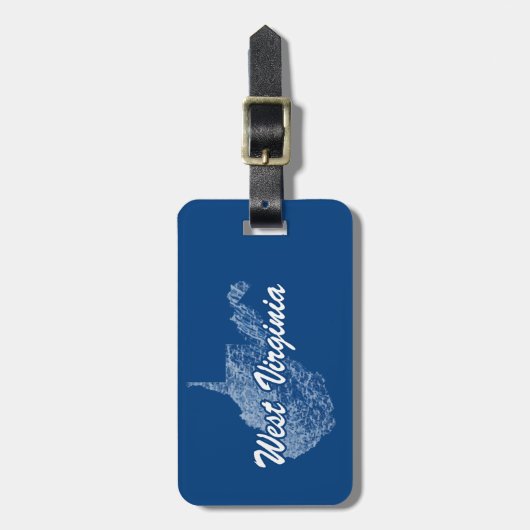 West Virginia Gepäckanhänger (Vorderseite vertikal)
