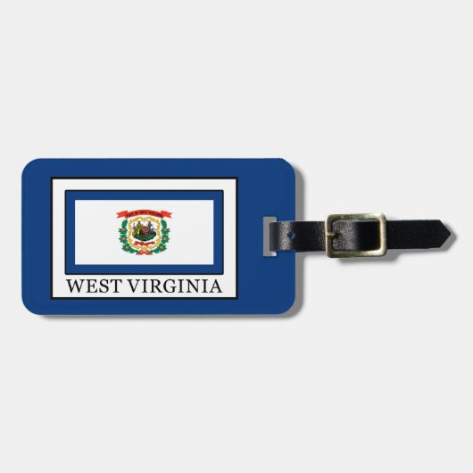 West Virginia Gepäckanhänger (Vorderseite horizontal)