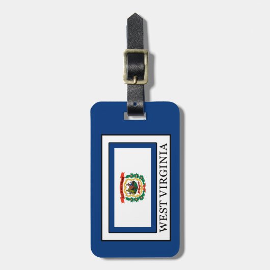 West Virginia Gepäckanhänger (Vorderseite vertikal)