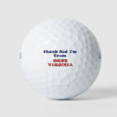 West Virginia Golfball (Vorderseite)