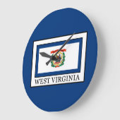 West Virginia Große Wanduhr (Winkel)