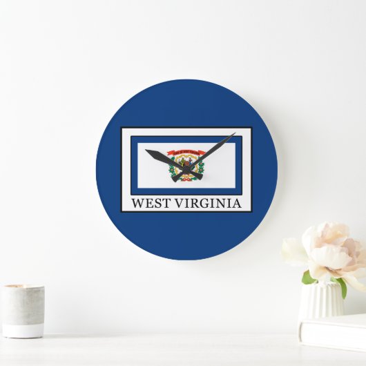 West Virginia Große Wanduhr (Zuhause)